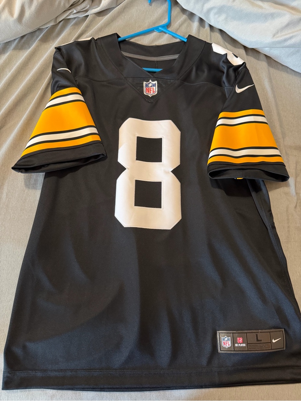 Nike limited throwback Pittsburgh Steelers Kenny Pickett rookie jersey L